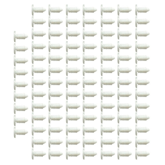 100 Pcs Tree-shape Rivets Push Pins Rivet Honeycomb Bed Retaining Pins Fasteners Plastic Hole Hood Pressure Pins