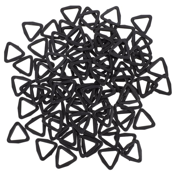 100 Pcs Triangle Button Metal Swivel Clip Hooks Clothes Decors Exquisite Buttons Clothing Accessories Suitcase