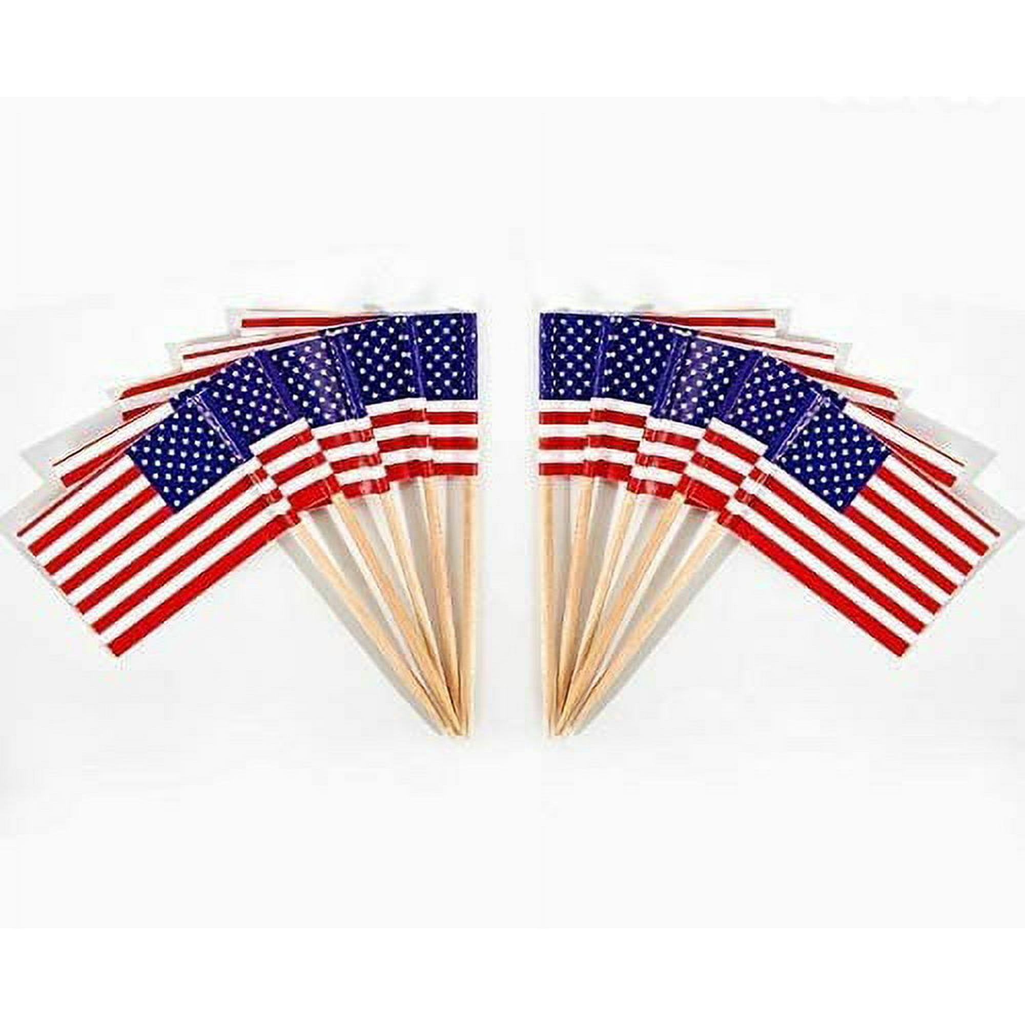 AhfuLife Mixed Flag Toothpick Flags Picks, 100/200 Pcs Small  Tiny Mixed Cupcake Toppers Stick Flags Double-sided for World Cup, National  Day, Birthday Party Decorations, Cake Flags: Cocktail Picks