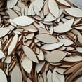 thumbnail image 1 of 100 Pcs Unfinished Wood Cutouts, Oval Shape Wood Pieces Wooden Cutouts Wood Discs Slices Natural Wood Embellishments for Drawing Art Craft Christmas and Wedding Decoration S, 1 of 4