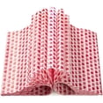 thumbnail image 1 of 100 Pcs Valentine's Day Wax Paper Sheets - Deli Paper, Sandwich Wrap, Candy & Cookie Wraps - Waterproof, Oil-proof Picnic Basket Liners with Heart Pattern for Kitchen & Handmade Food, 1 of 7