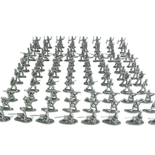 100 Pcs Various Toy Soldiers Figures, Men Green Soldiers, Toy Soldiers Action Figures For Kids