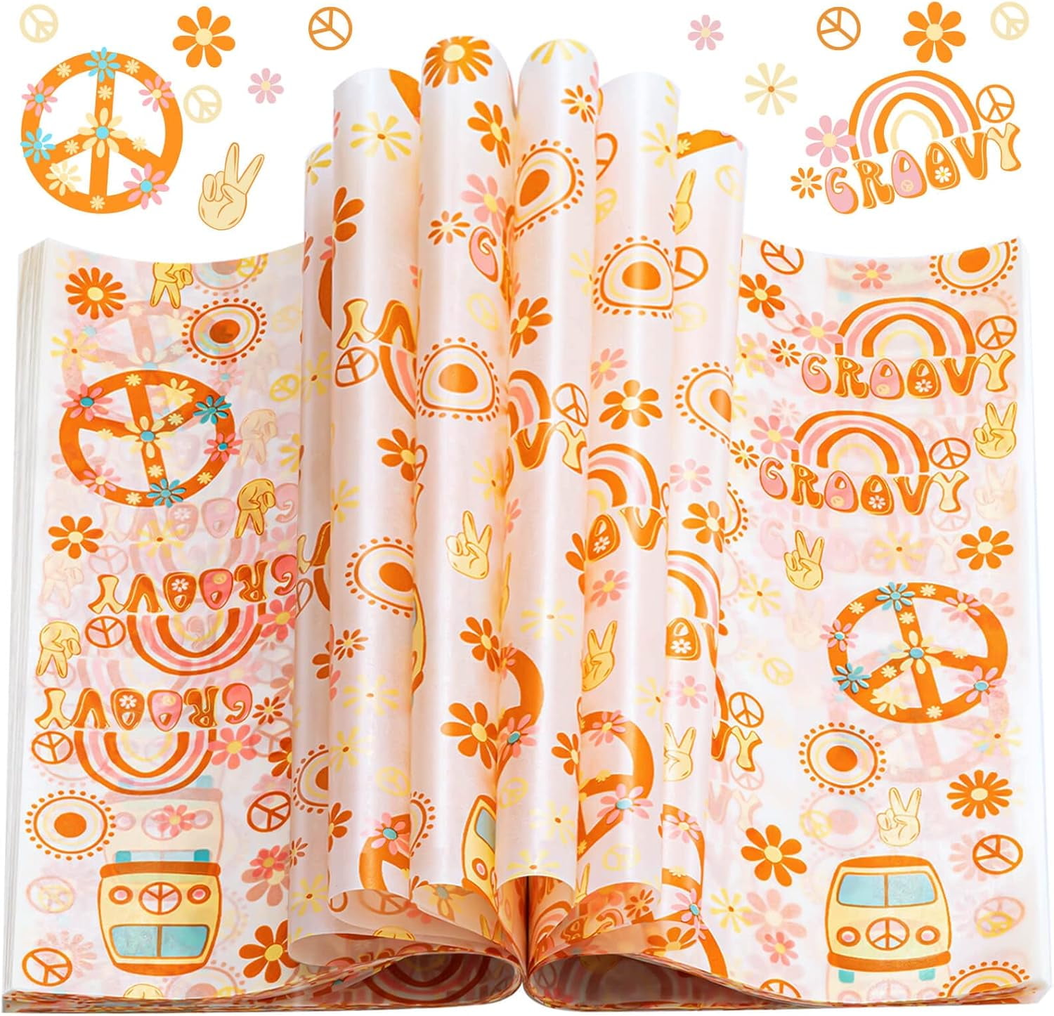 100 Pcs Wax Paper Sheets - Deli Paper, Sandwich Wrap, Candy & Cookie ...