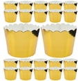 thumbnail image 1 of 100 Pcs Wedding R Bridal Party Decor Baking Tools Paper Cups Golden Disposable Cake Mini Coating, 1 of 6