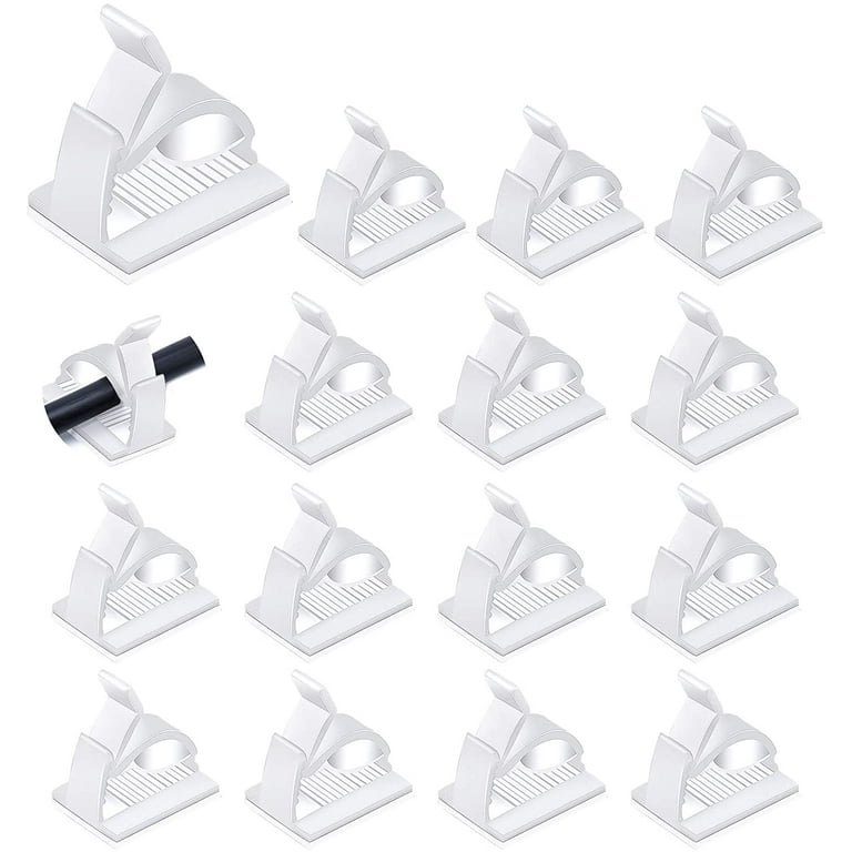 Cable Clips, (100-Pieces), White