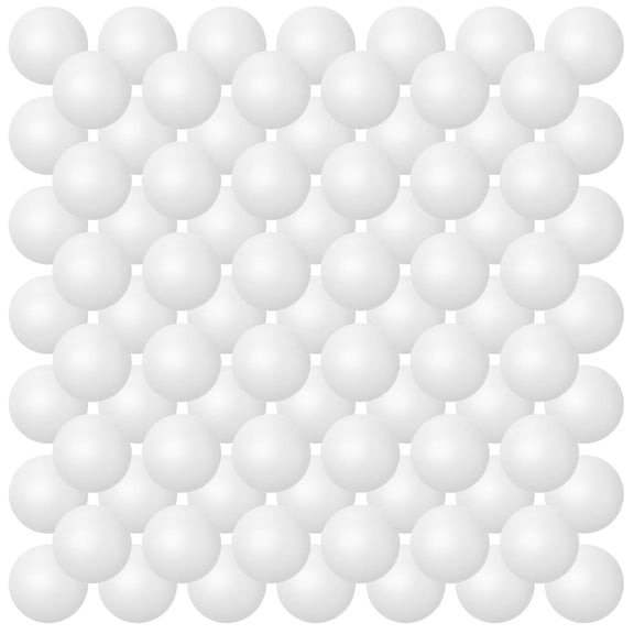 100 Pcs White Table Tennis Balls, 40mm Plastic Ping Pong Balls Bulk DIY Projects