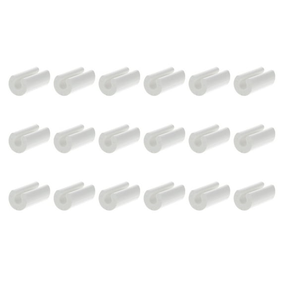 LITINKIMI Sink Grid Plastic Feet White 100Pcs 0.71X0.35X0.35In