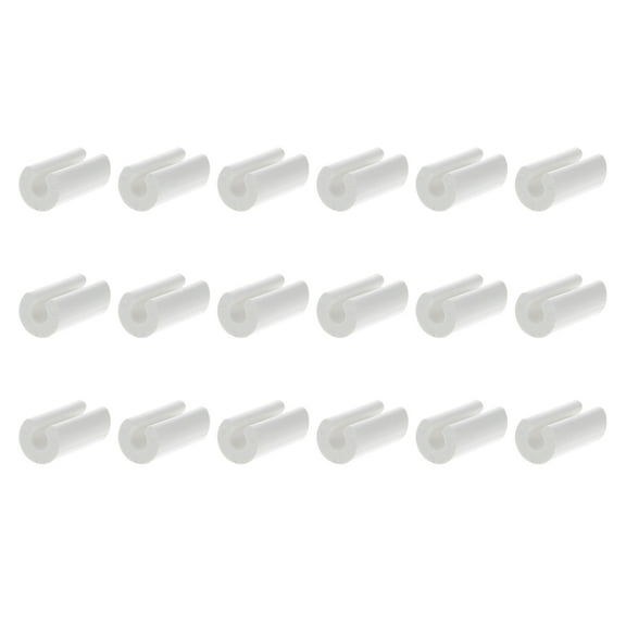 LITINKIMI 100pcs White Plastic Sink Rack Protective Feet Anti-Skid Accessories for Kitchen Sink Support Pads