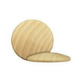 thumbnail image 1 of 100 Pcs Wooden Domed Disc/Circle 1-1/2" x 5/16" thick at highest point   Domed top w/ flat bottom, 1 of 1