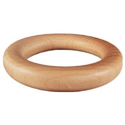 100 Pcs Wooden Toss Rings 3" Outside Diam, 1/2" Thick, 2" Inside Diam