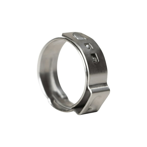 100 Pcs XFITTING 3/4 Inch PEX 304 Stainless Steel Cinch Crimp Ring, 26-3-5=100X