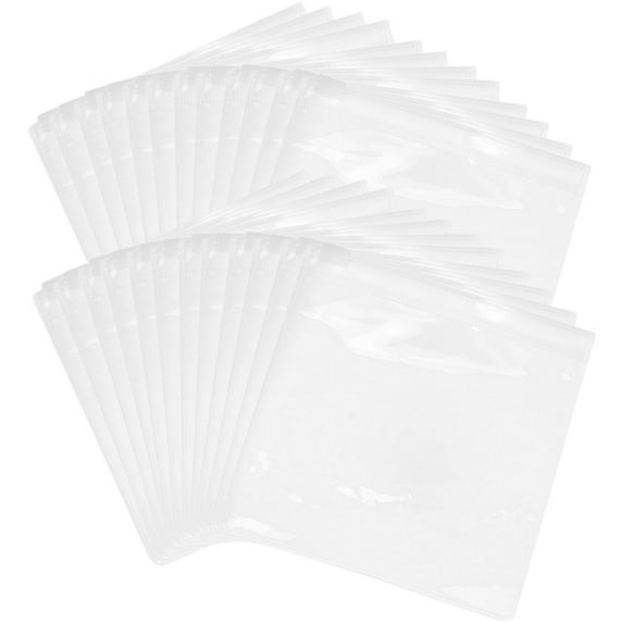 NIAIZEK 100pcs Clear PVC Jewelry Storage Bags with Self-Sealing Closure for Organizing Jewelry and Small Accessories