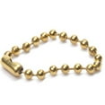 thumbnail image 1 of 100 Pcs of 4" Gold Beaded Key Chains, 1 of 1