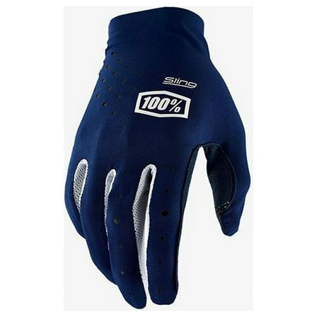 100 Percent 10023-00013 Sling MX Bike Gloves, Navy - Extra Large