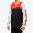 thumbnail image 1 of 100 Percent 40008-00000 R-Core Youth Long Sleeve Jersey, Black & Red - Small, 1 of 1
