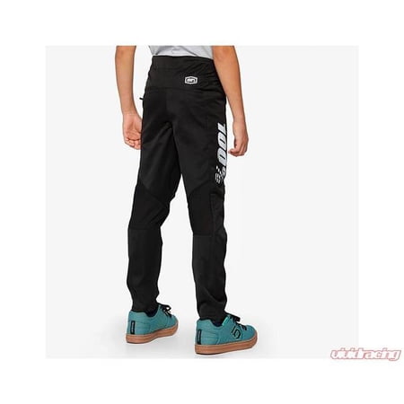 100 Percent 40009-00002 R-Core Youth Pants, Black - Size 26