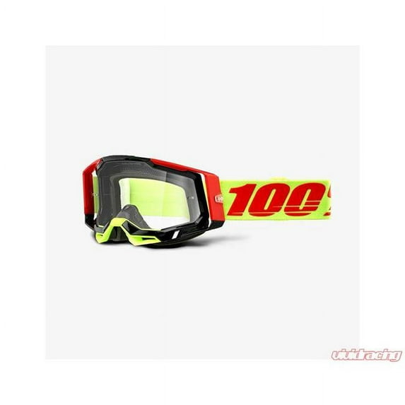 100 Percent 50009-00010 Racecraft 2 Wiz Lens Goggles, Clear