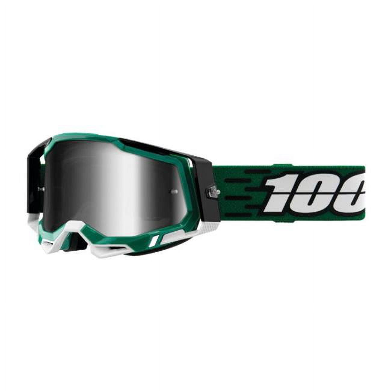 100 Percent 50121-252-16 Racecraft 2 Milori Mirror Goggles, Silver