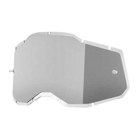 100 Percent 51008-304-01 RC2 AC2 ST2 Lens Injected Goggles, Silver