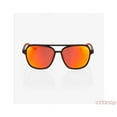 thumbnail image 1 of 100 Percent 60017-00002 Kasia Sunglasses, Soft Tact Black & Hiper Red Multilayer Mirror Lens, 1 of 3