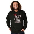 thumbnail image 1 of 100 Percent Christian Jesus is King Unisex Plus Fleece Graphic Hoodie Brisco Brands 5X, 1 of 5