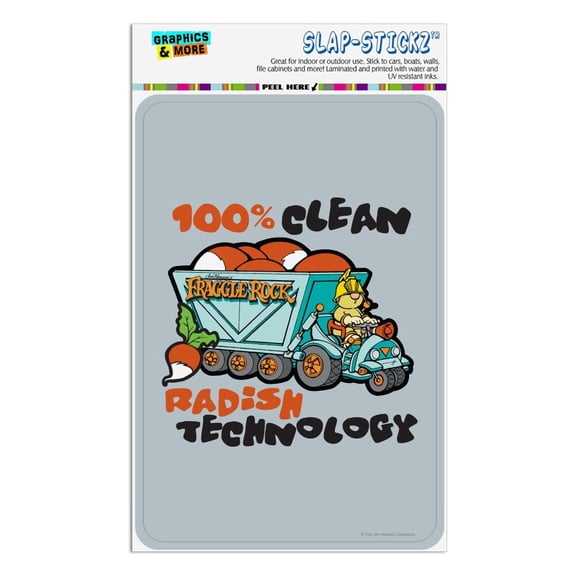 100 Percent Clean Radish Technology Fraggle Rock Doozer Conservation Recycle Home Business Office Sign