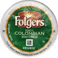 100 Percent Colombian Decaffeinated Coffee Single Serve Pods for KCup