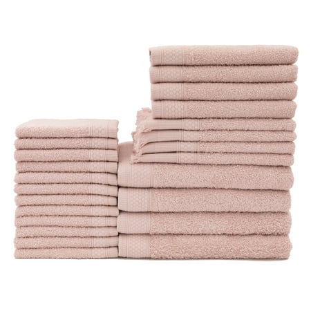 100-Percent Cotton 24-Piece Towel Set