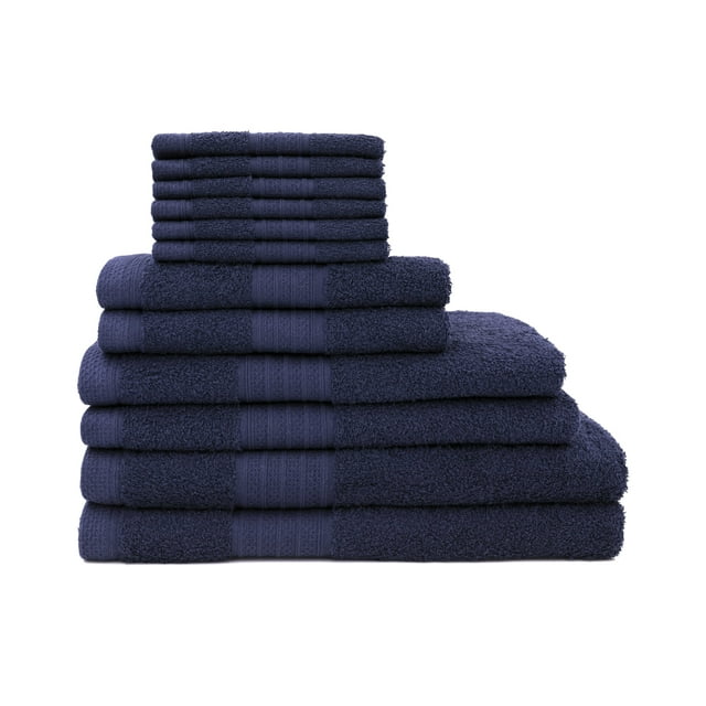 100-Percent Cotton Luxury 12-Piece Towel Set