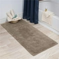 thumbnail image 1 of 100 Percent Cotton Reversible Long Bath Rug - Taupe - 24 x 60 in., 1 of 1