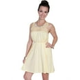 thumbnail image 1 of 100 Percent Cotton Sleeveless Dress, Yellow - 2X-Large, 1 of 1
