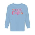 thumbnail image 1 of 100 Percent Cute Long Sleeve Toddler -Image by Shutterstock,  3 Toddler, 1 of 4