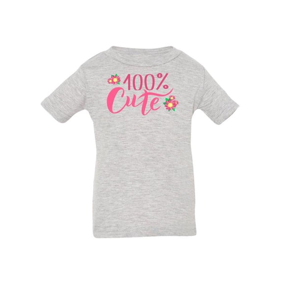 100 Percent Cute T-Shirt Infant -Image by Shutterstock, 18 Months