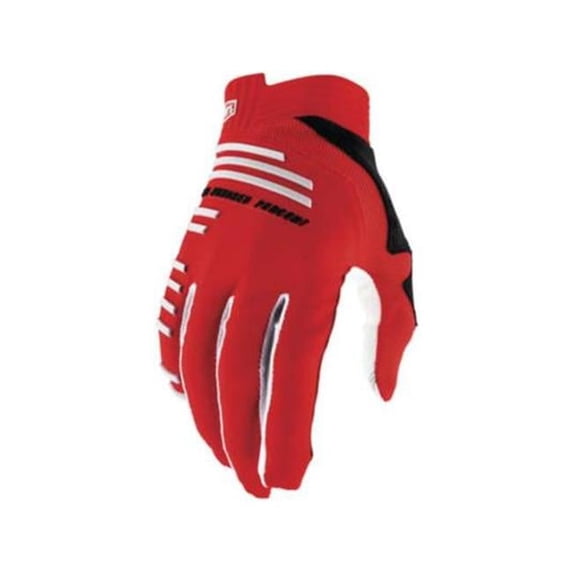 100 Percent 10027-00017 R-Core Mens Gloves, Racer Red - Large
