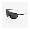 thumbnail image 1 of 100 Percent Racetrap 3.0 Sports Sunglasses Ultra HD Lens UV400 Protection (Gloss Black, Smoke Lens), 1 of 3