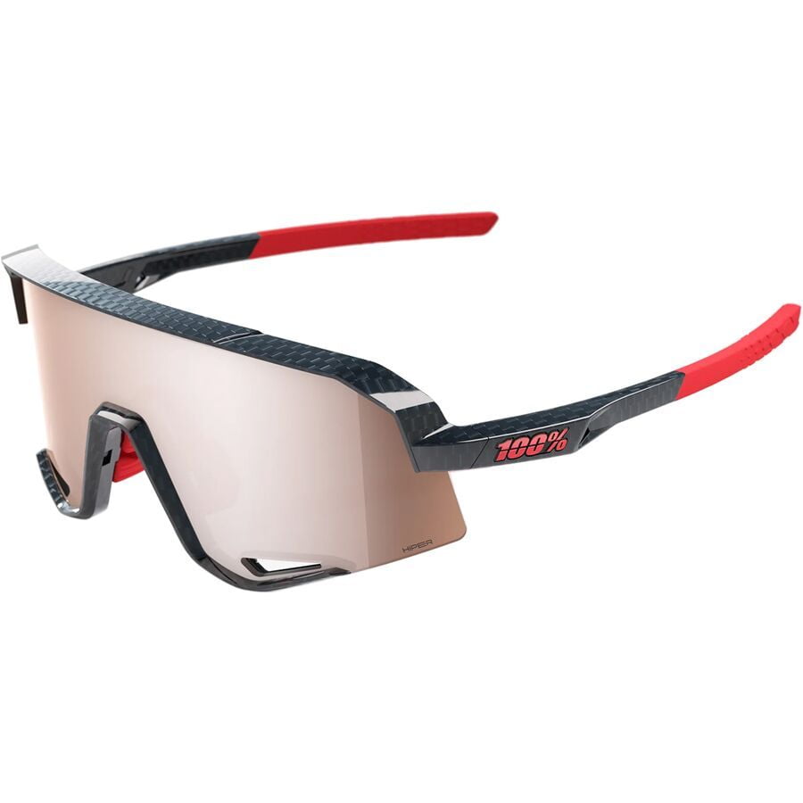 100% Slendale Sunglasses - Polished Translucent Grey; Purple