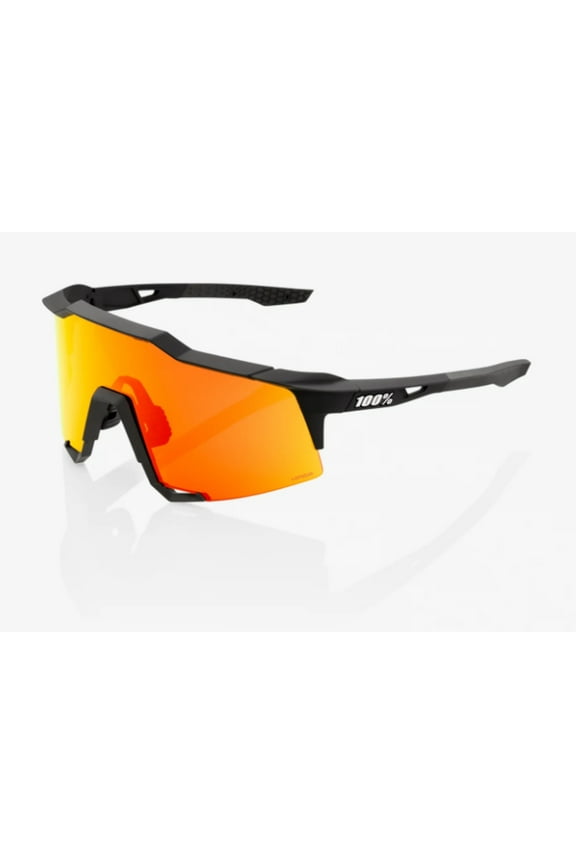 Speedcraft Sunglasses - Soft Tact Black; HiPER Red Multilayer Mirror