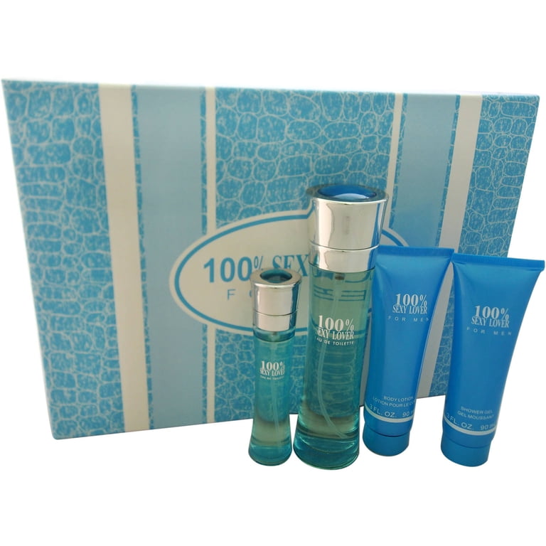 100% Perfume Inc. 100% Sexy Lover Gift Set, 4 pc - Walmart.com