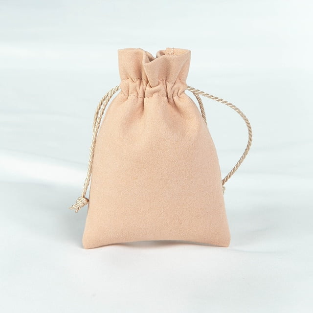 100 Personalized Logo Microfiber Jewelry Small Gift Bags Velvet