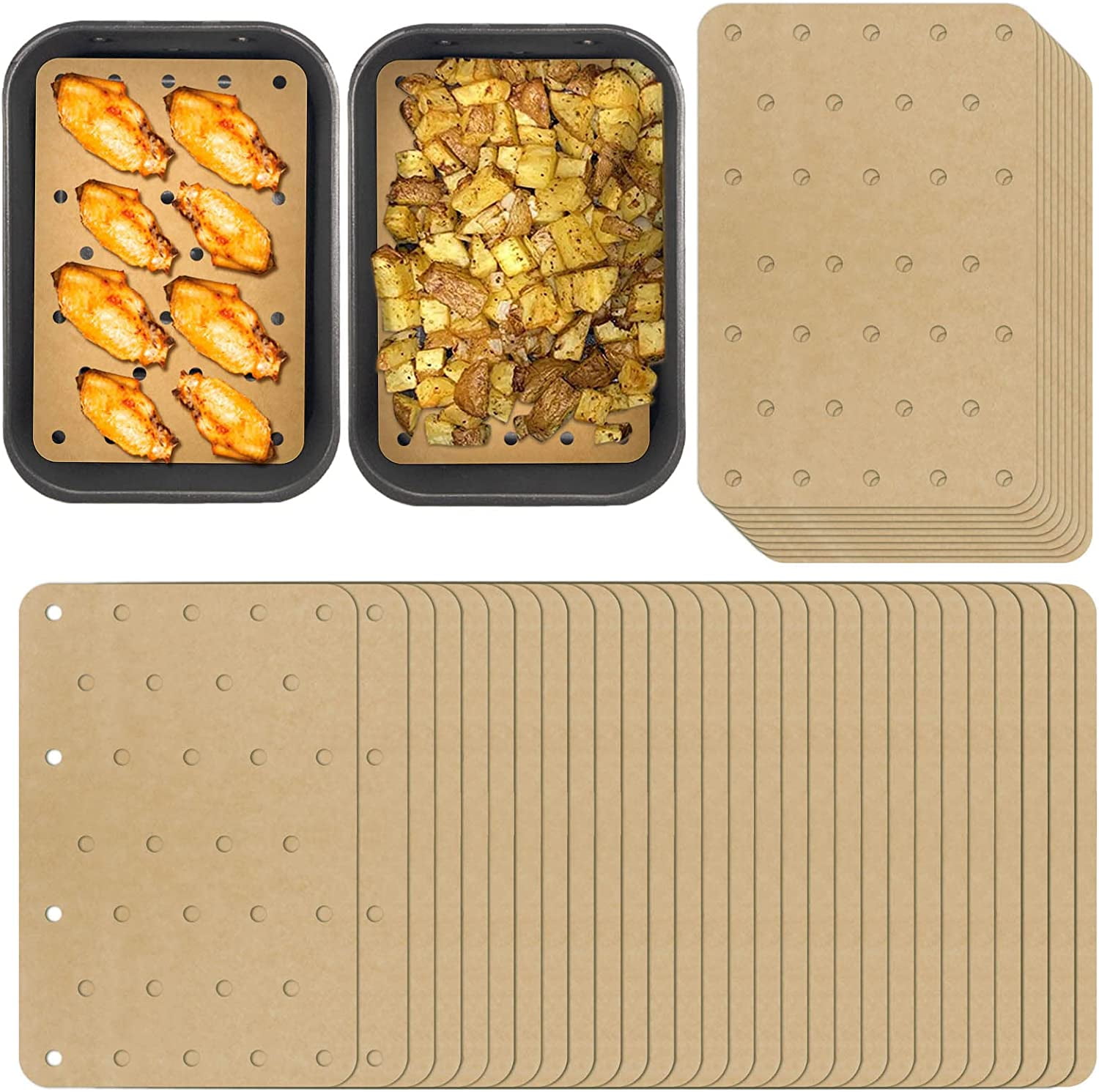 100 Piece Air Fryer Accessories Compatible with Ninja Foodi Dual Air