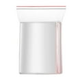 thumbnail image 1 of 100 Piece Clear Self-Sealed Bags Resealable Transparent Storage Bags With Red Edges,Ideal Storage for Jewelry Candy Cookies Kitchen Organization, 1 of 7