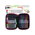 thumbnail image 1 of 100-Piece Crochet Weaving Tool Kit Multicolour， Metal Crochet Hook Set Sweater Knitting Tool Crochet Set Needles Sewing Tools Kit with DIY Accessories, 1 of 5