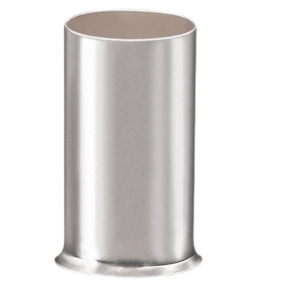 100 Piece EN0512 Copper -plated tin tube copper nose, the inner diameter 1.0mm x outer diameter is 1.3mm x height 12mm/side diameter 1.7mm.