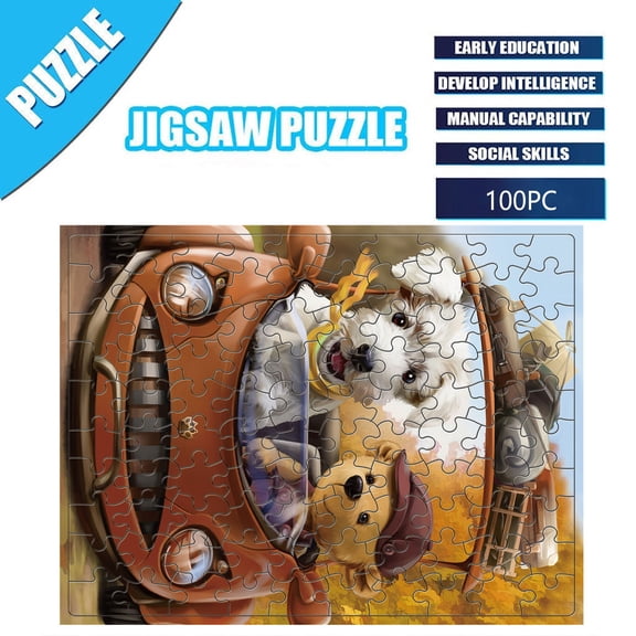 100 Piece Educational Puzzle Set for Family Bonding and Growth Ideal Holiday Present for All Ages
