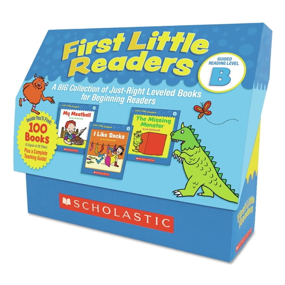 100-Piece First Little Readers 8 Page Book Level B Reading Set for Grades Pre-K - 2
