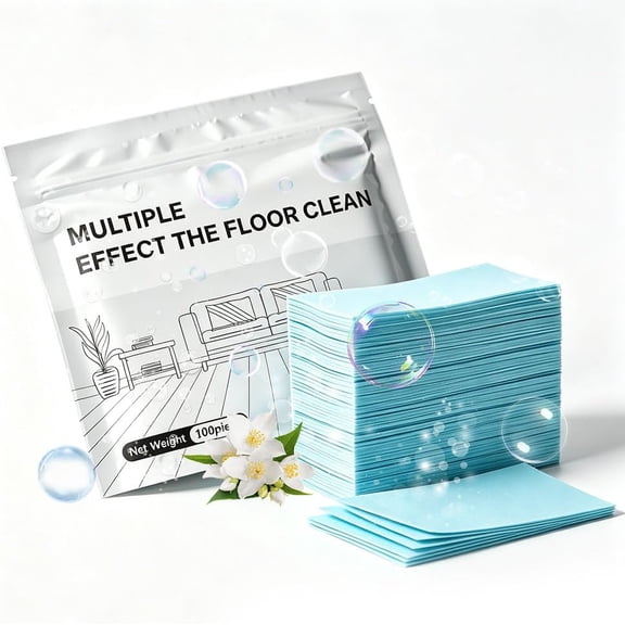 100 Piece Floor Cleaning Tablets Multi-Surface Cleaner, 2026 New Floor Cleaning Solution Tablets, Dissolvable Pre-Measured Deep Cleaning Cleaning Solution, for Tile and Vinyl Floors (Blue)