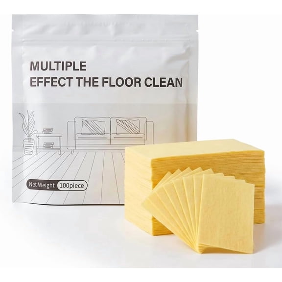 Multi-Surface Floor Cleaning Tablets, 100 Count Multi-Purpose Floor Cleaner, Concentrated Solution for Hardwood, Tile, Laminate & More 100PCS)