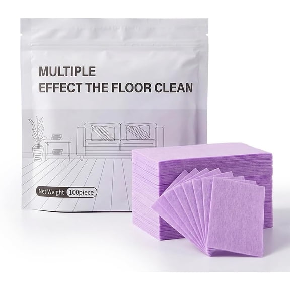 Multi-Surface Floor Cleaning Tablets, 100 Count Multi-Purpose Floor Cleaner, Concentrated Solution for Hardwood, Tile, Laminate & More (100PCS)