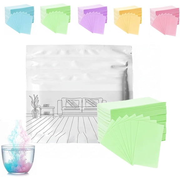 100 Piece Floor Cleaning Tablets Multi-Surface Cleaner,Laminate Tile RV Cleaner Tablets,Fragrance Deodorizing Floor Maintenance Tabs,Gift for Home RV Deep Cleaning (Gardenias)