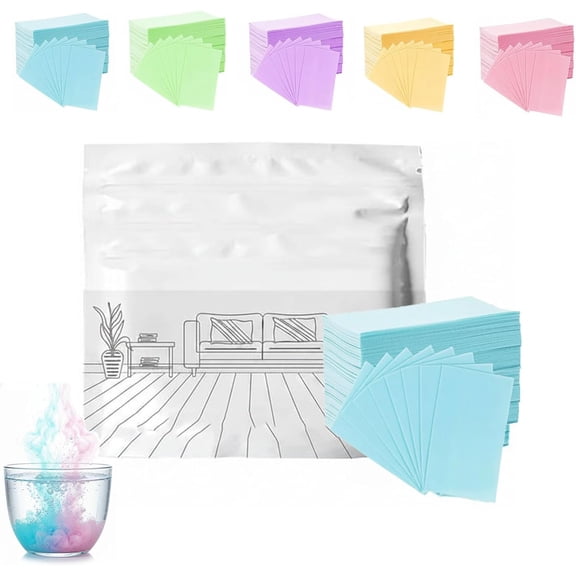100 Piece Floor Cleaning Tablets Multi-Surface Cleaner,Laminate Tile RV Cleaner Tablets,Fragrance Deodorizing Floor Maintenance Tabs,Gift for Home RV Deep Cleaning (Jasmine)